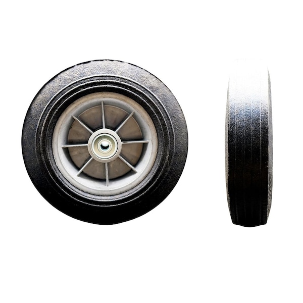 Service Caster 9T14L1 FG9T14L10000 Rubbermaid Tilt Truck 10'' Flat-Free Replacement Wheel RUB-SCC-SNB10275-OPR-2.25HL-34 - main